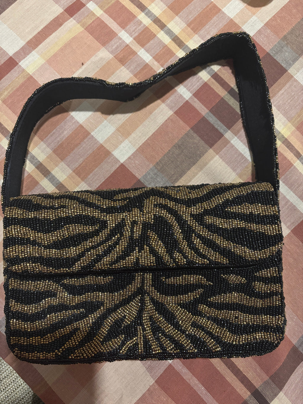 Leopard Print Beaded Shoulder Bag, Animal Print Purse, Handmade Beaded Handbag, Statement Bag, Women’s Shoulder Purse, Gift for Her (Copy)