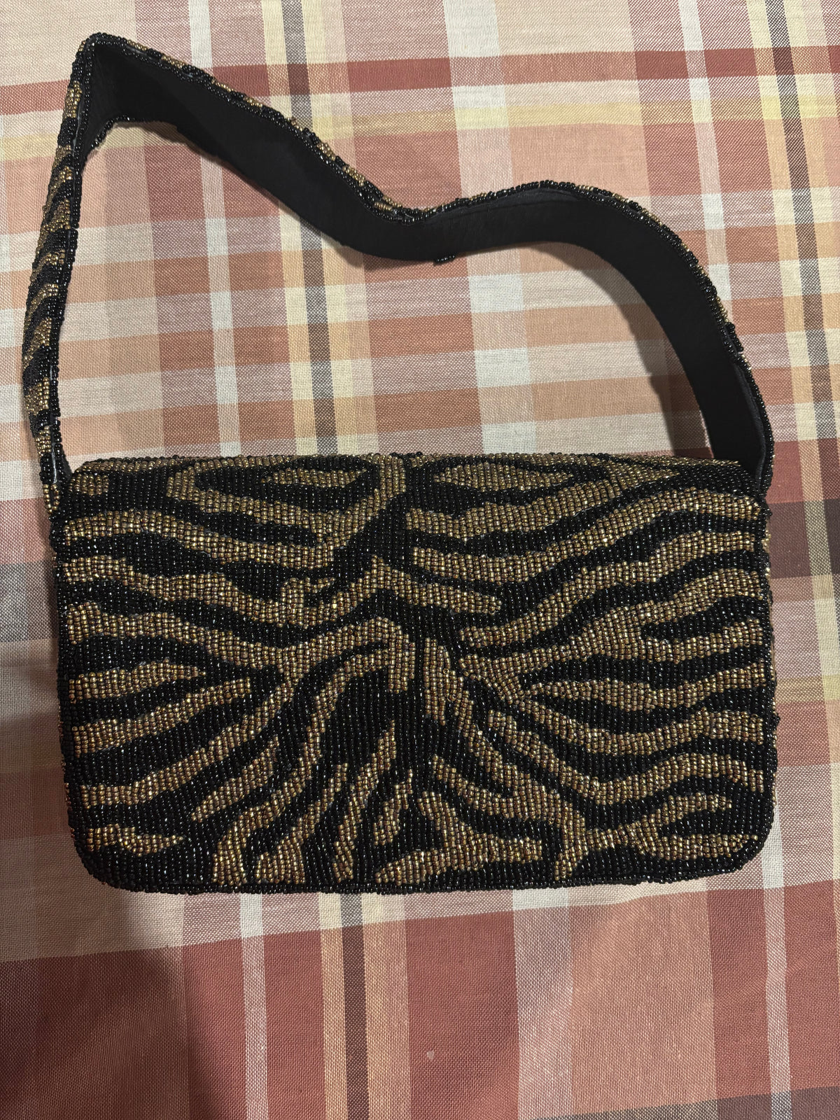 Leopard Print Beaded Shoulder Bag, Animal Print Purse, Handmade Beaded Handbag, Statement Bag, Women’s Shoulder Purse, Gift for Her (Copy)