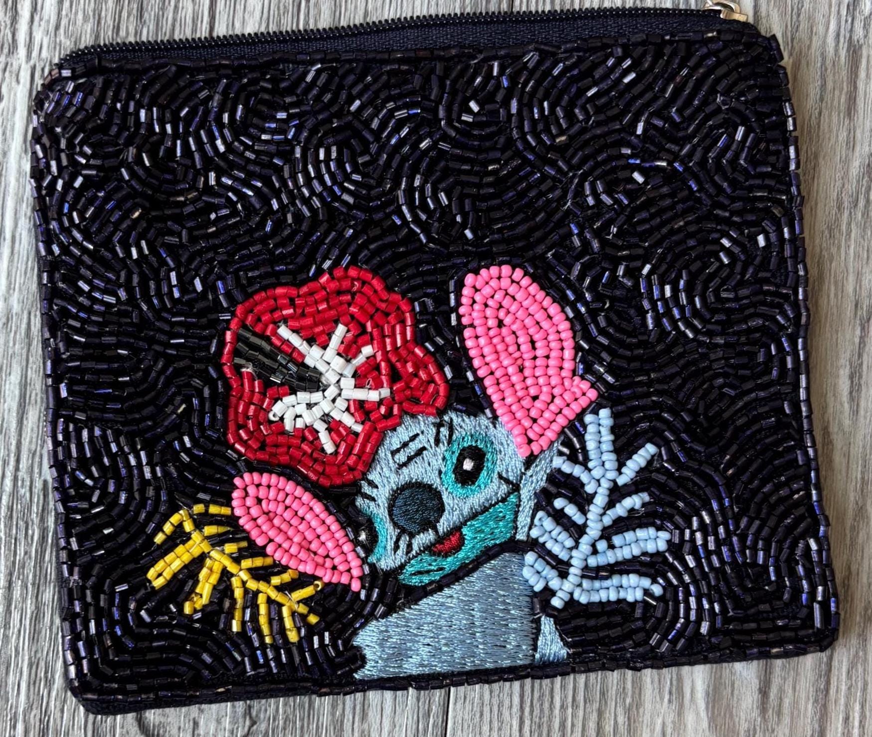Handmade Beaded Coin Purse | Seed Bead Pouches | zipper clutch | Coin Purse | Summer Wristlet