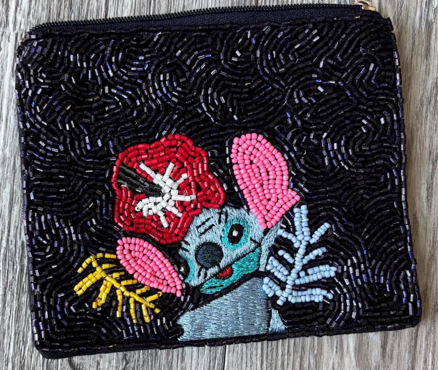Handmade Beaded Coin Purse | Seed Bead Pouches | zipper clutch | Coin Purse | Summer Wristlet