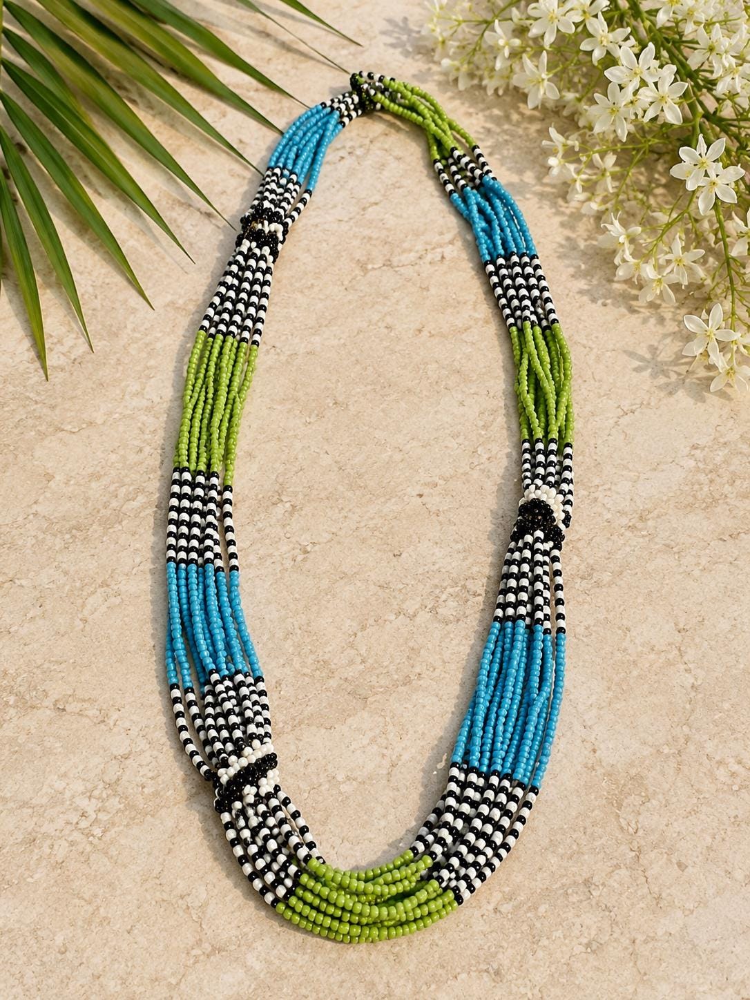 Handmade Maasai Beaded Necklace
