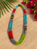 Handmade Maasai Beaded Necklace