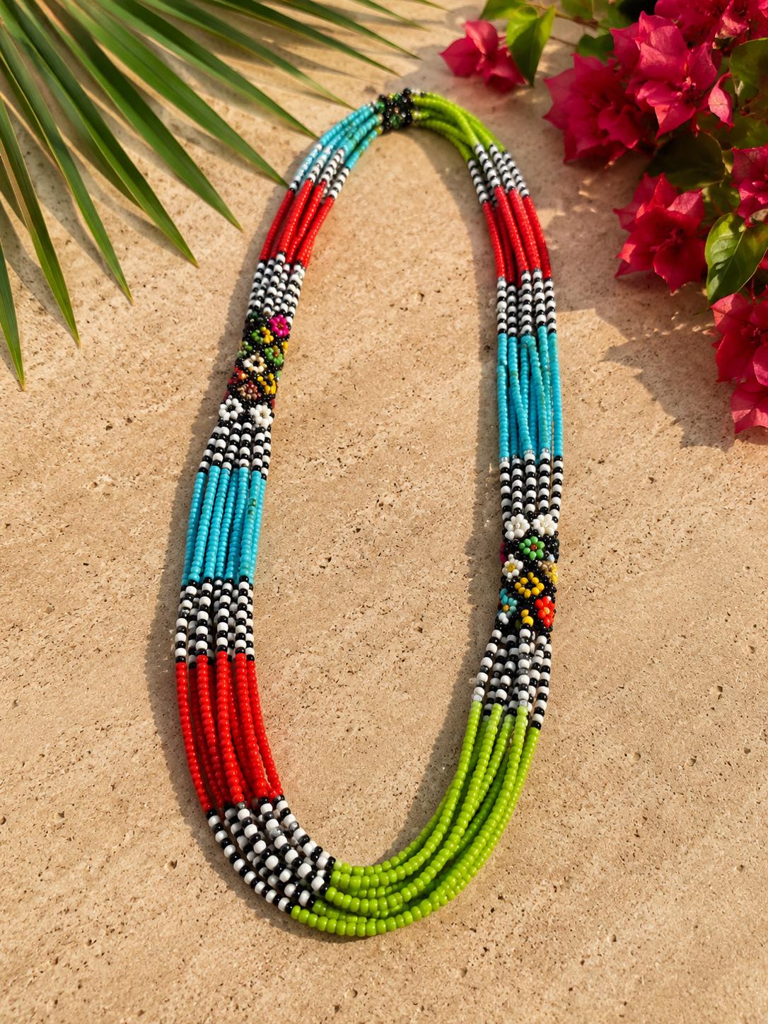 Handmade Maasai Beaded Necklace