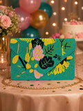 Tropical Beaded Clutch | Handmade Statement Crossbody Bag | Colorful Evening Purse | Vacation & Party Bag
