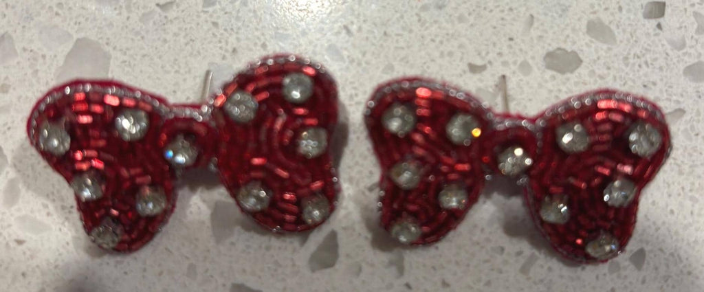 Handmade Beaded Statement Earrings – Colorful Cactus, Heart, Bow, Tassel & Round Drop Earrings