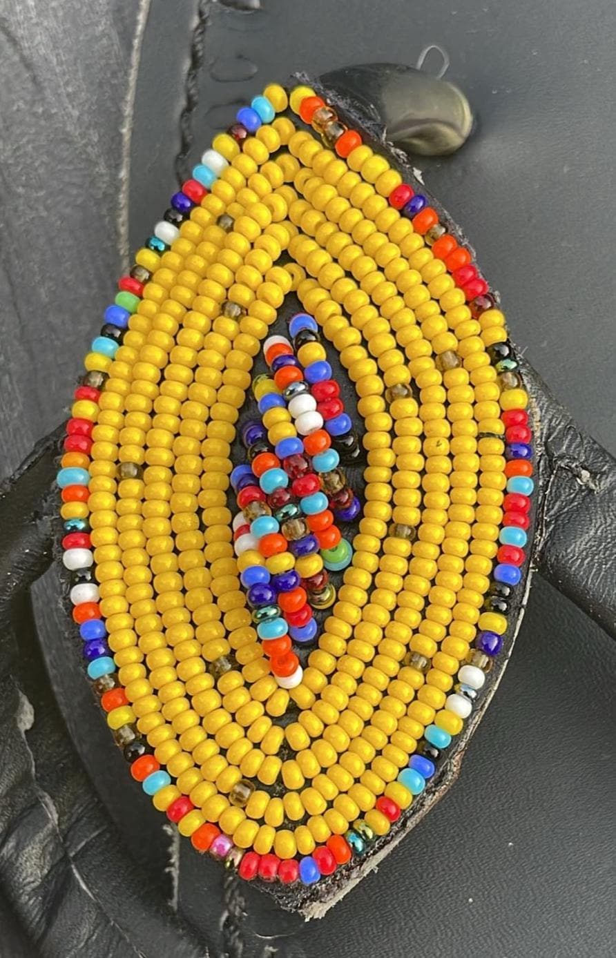 Handmade Maasai Beaded Sandals