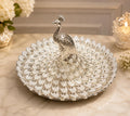 German Silver Peacock Jewelry Tray