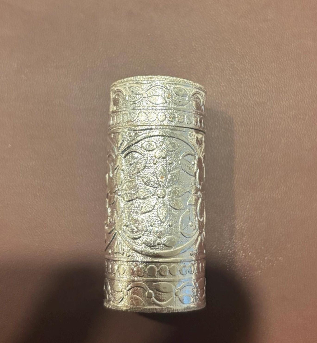 Handmade Meenakari German Silver Box | Decorative Jewelry, Kumkum, Trinket Storage