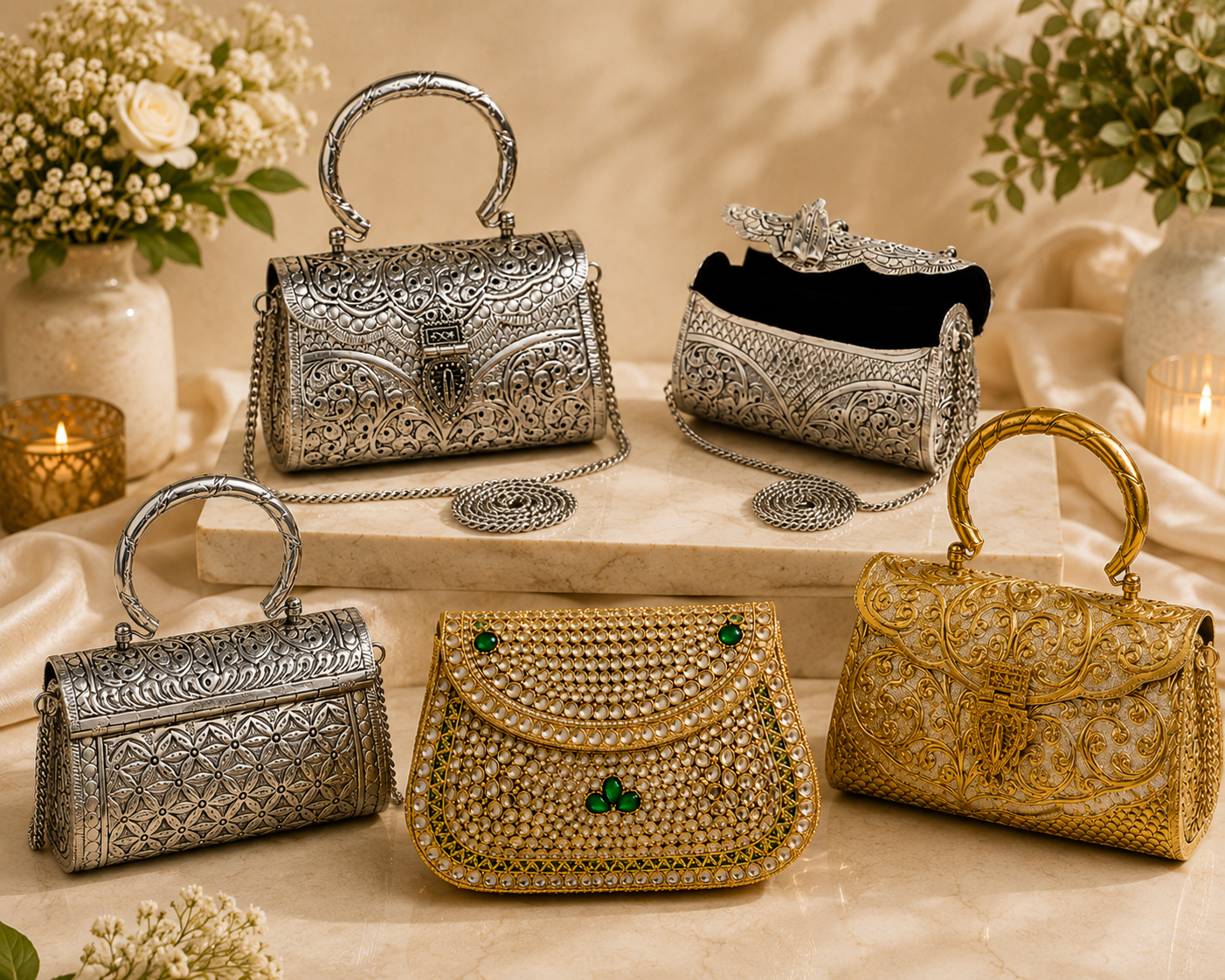 Metal Purses collection