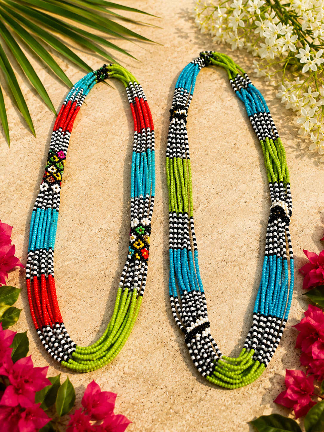 Maasai beaded necklaces